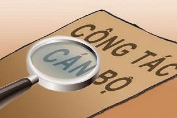 quyết định tiếp nhận bố trí công tác cán bộ biệt phái 