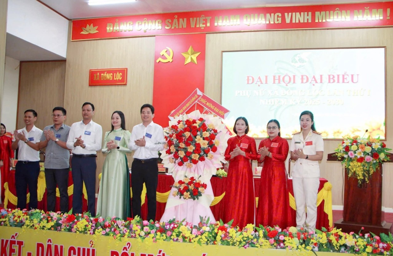 Đại hội đại biểu Hội LHPN xã Đồng Lộc lần thứ I