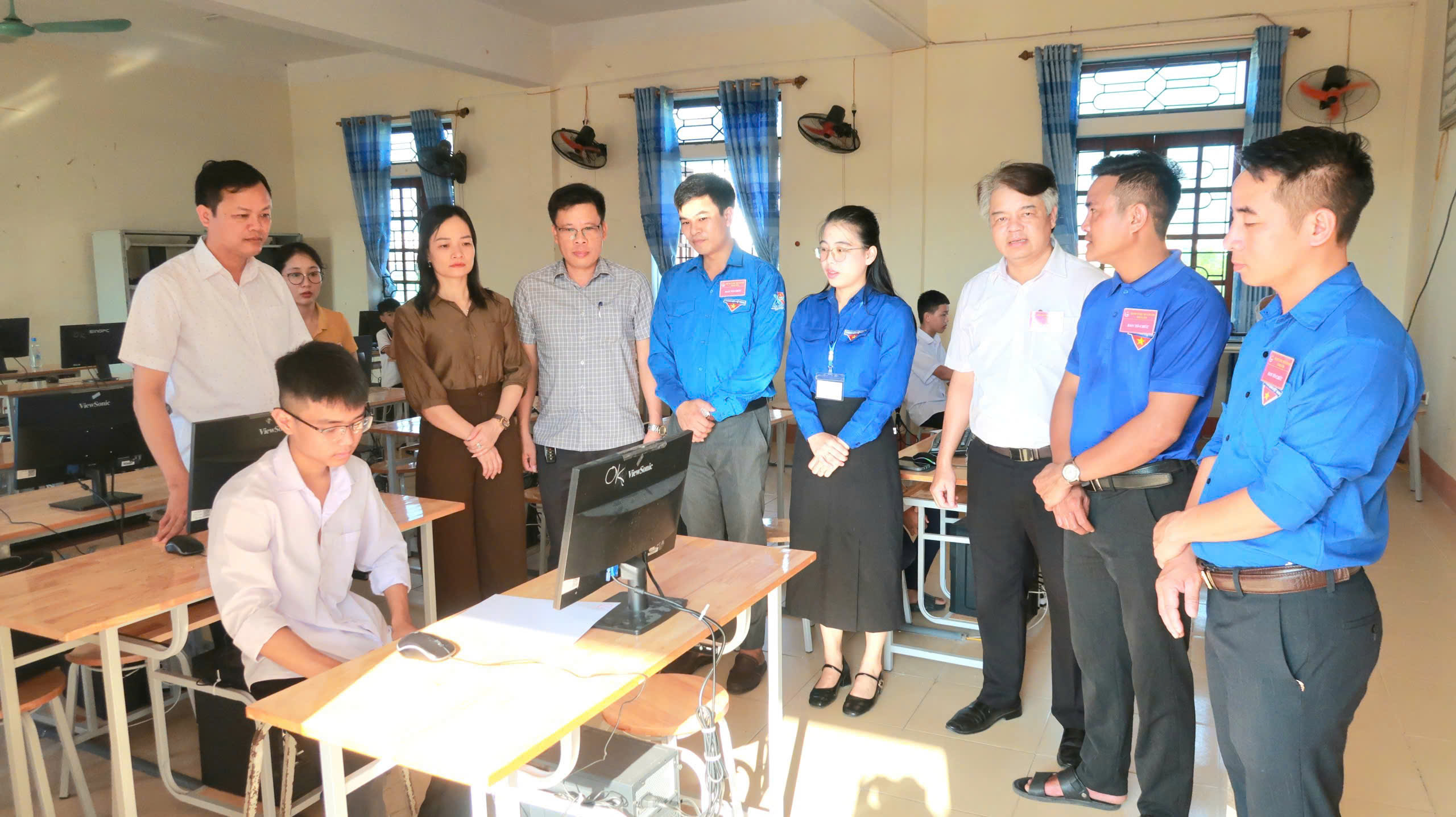 SÔI NỔI HỘI THI TIN HỌC TRẺ TỈNH HÀ TĨNH LẦN THỨ XXIX TẠI ĐỒNG LỘC