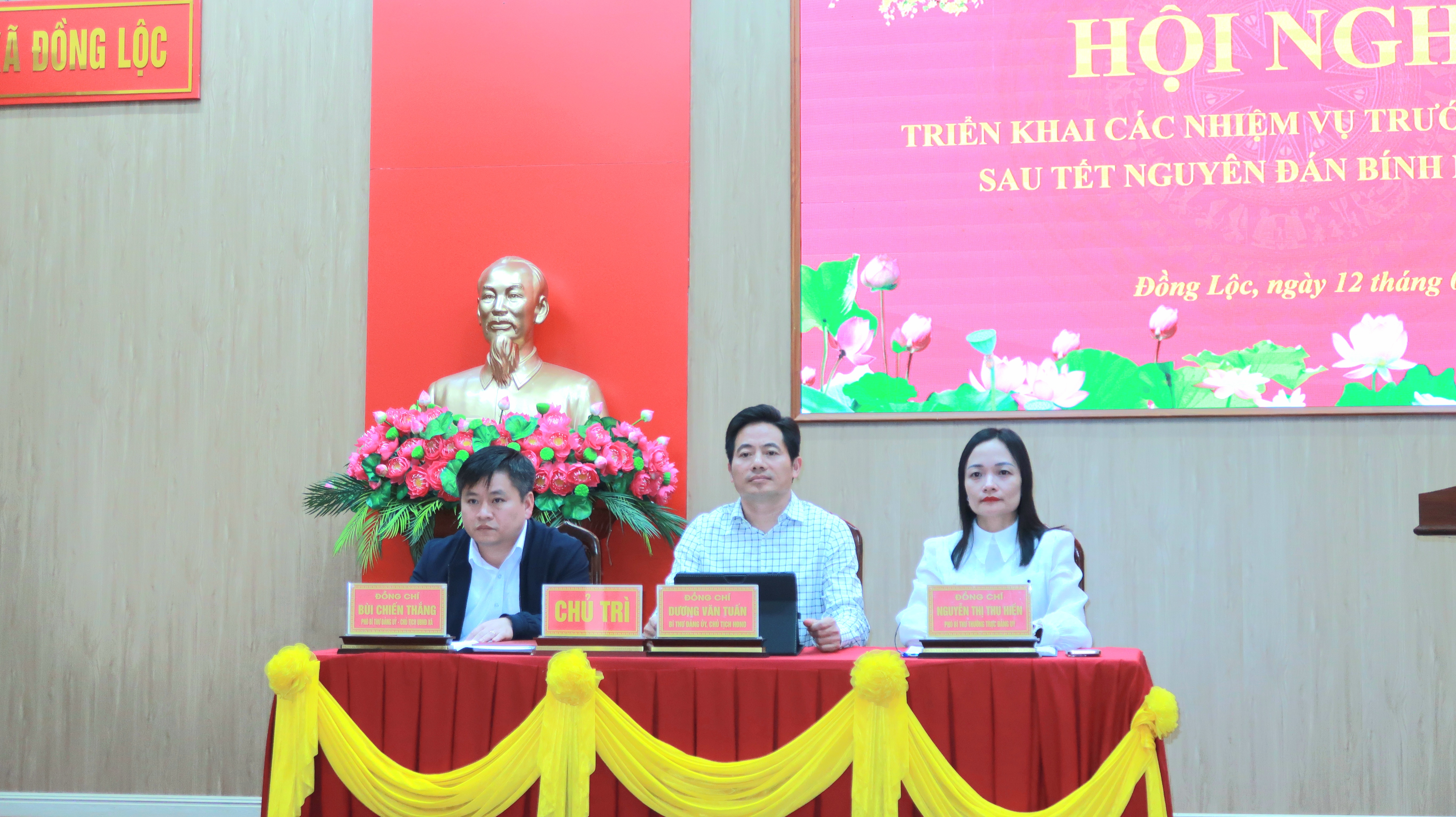 Đồng Lộc triển khai nhiệm vụ trọng tâm, bảo đảm đón Tết và chuẩn bị tốt công tác bầu cử. 