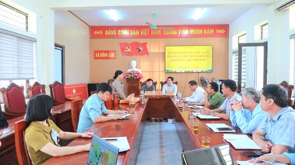 Lãnh đạo xã Đồng Lộc tiếp công dân định kỳ tháng 3 năm 2026