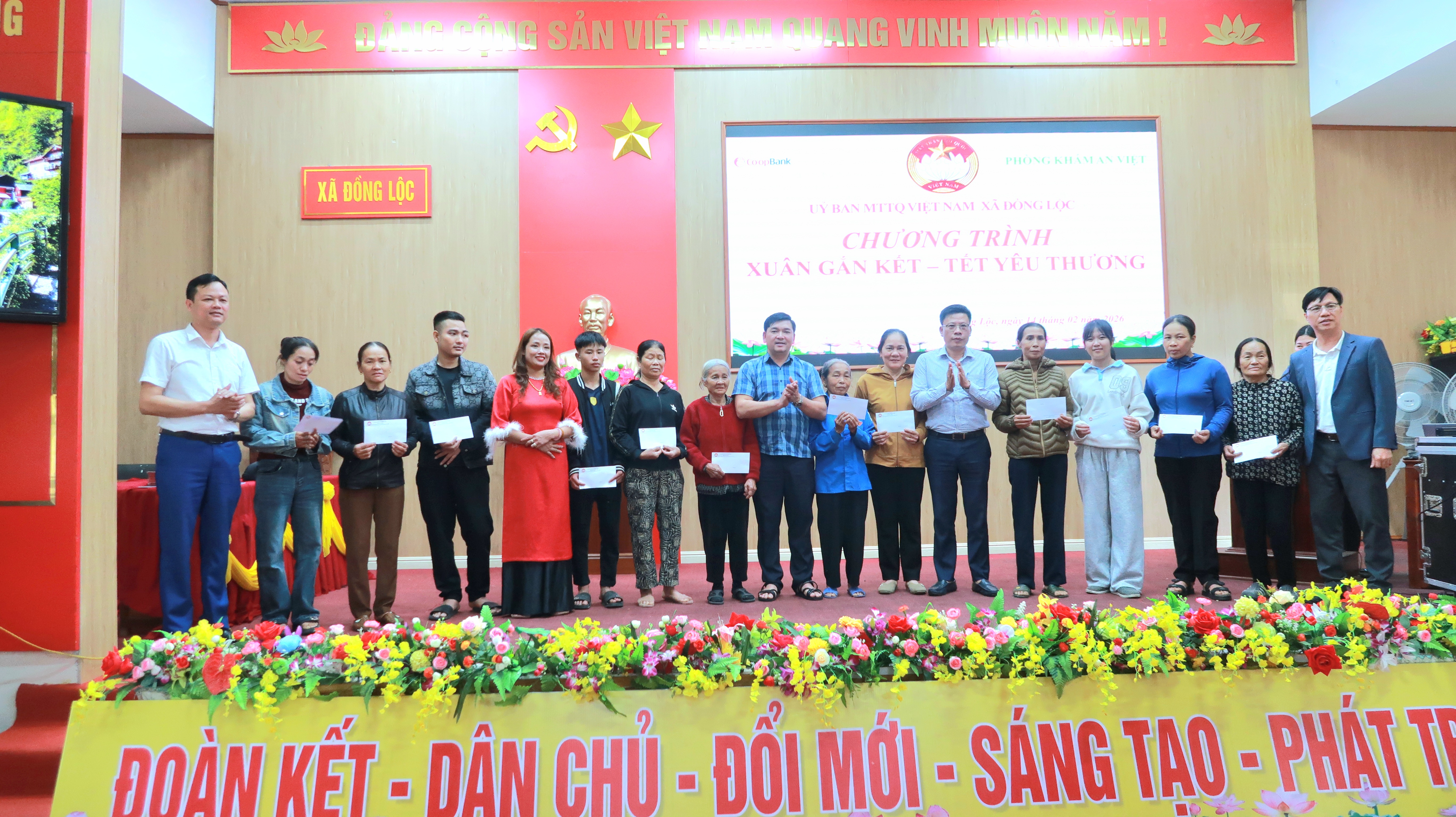 Ủy ban MTTQ Xã Đồng Lộc tổ chức chương trình “Xuân ấm áp – Tết yêu thương” dịp Tết Bính Ngọ 2026