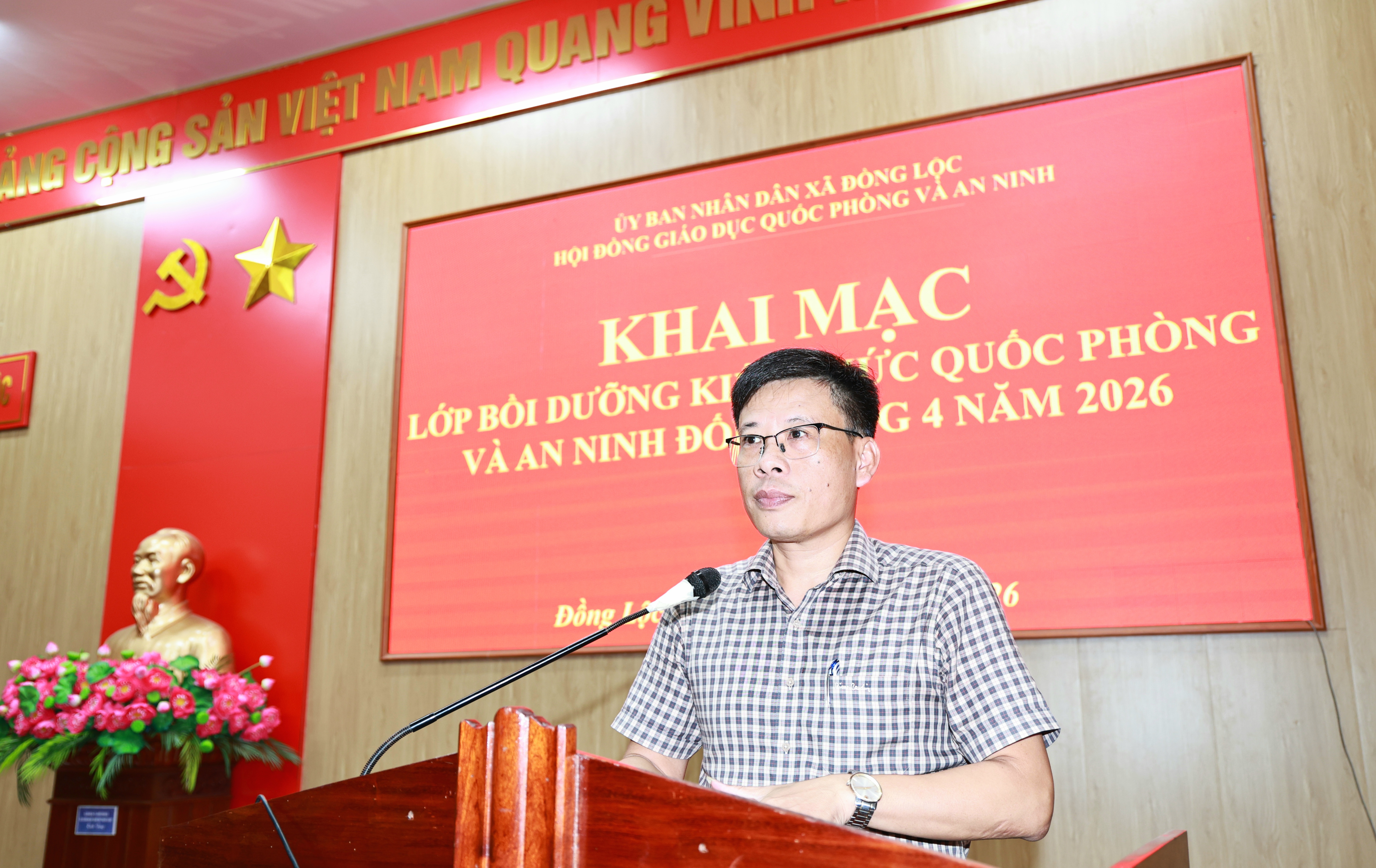 KHAI MẠC LỚP BỒI DƯỠNG KIẾN THỨC QUỐC PHÒNG VÀ AN NINH ĐỐI TƯỢNG 4 NĂM 2026