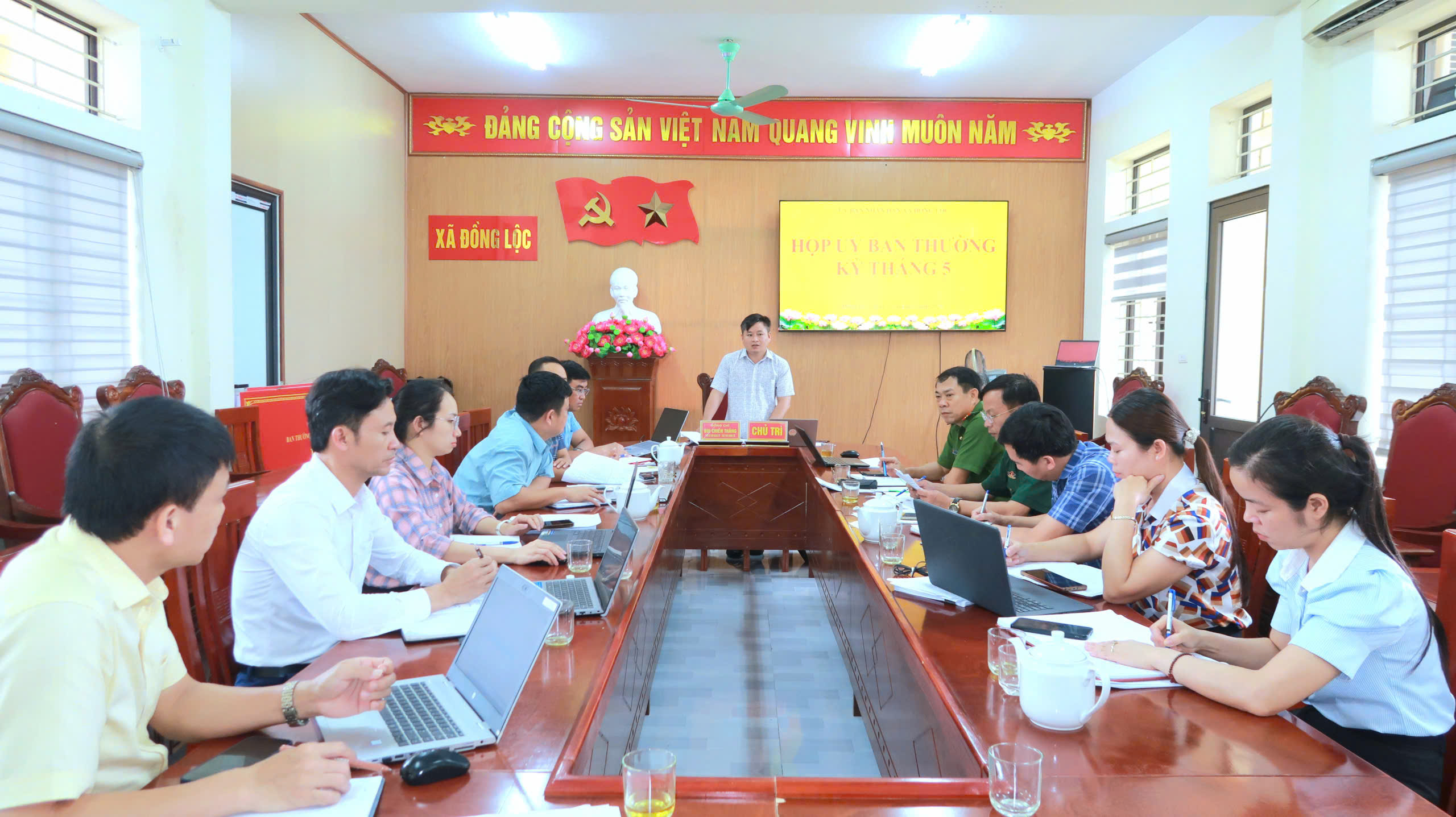 ĐỒNG LỘC TỔ CHỨC HỌP ỦY BAN THƯỜNG KỲ THÁNG 5 NĂM 2026