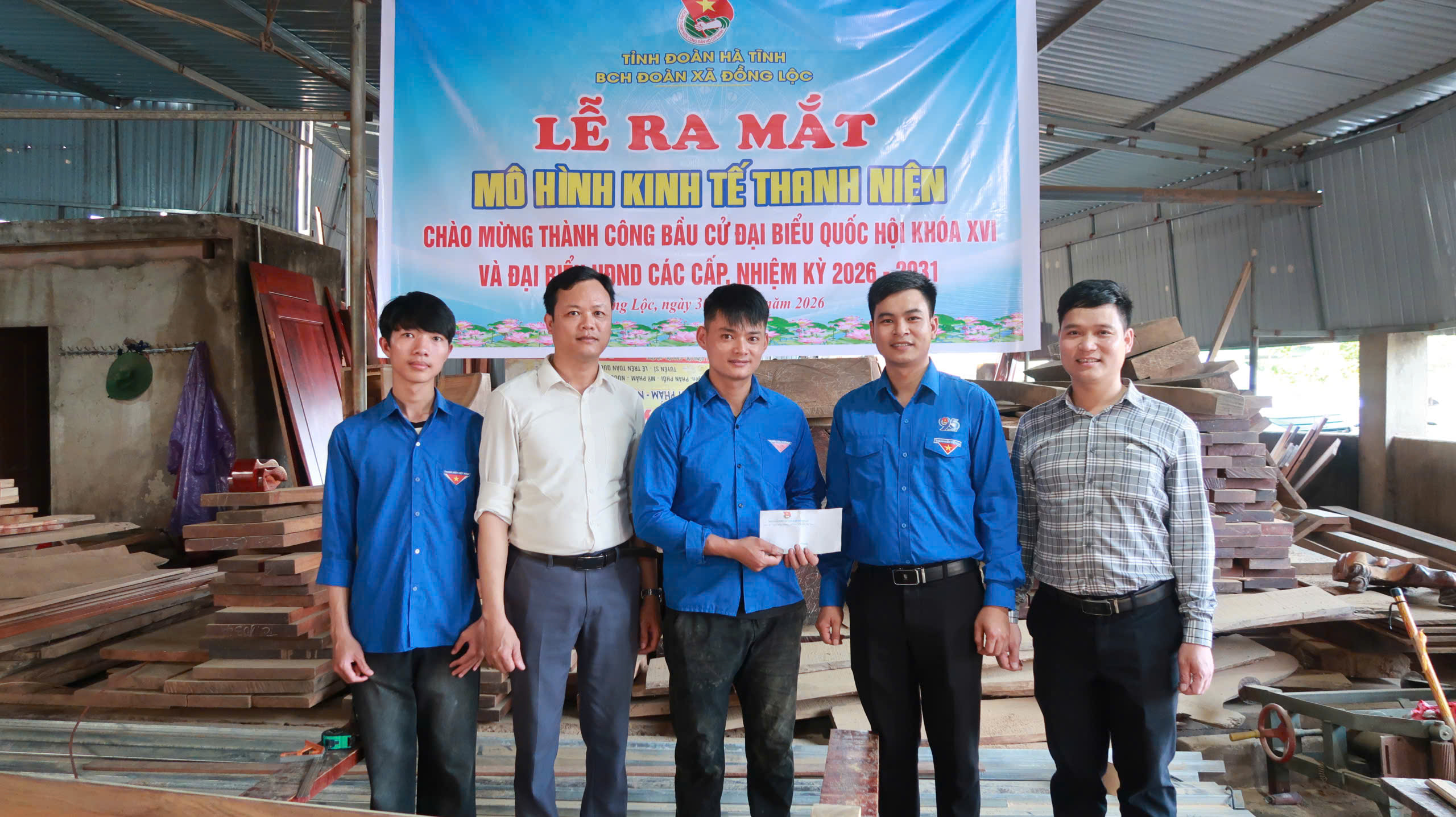 Đồng Lộc ra mắt mô hình kinh tế thanh niên chào mừng bầu cử thành công Đại biểu Quốc hội khoá XVI và Đại biểu HĐND các cấp, nhiệm kỳ 2026–2031