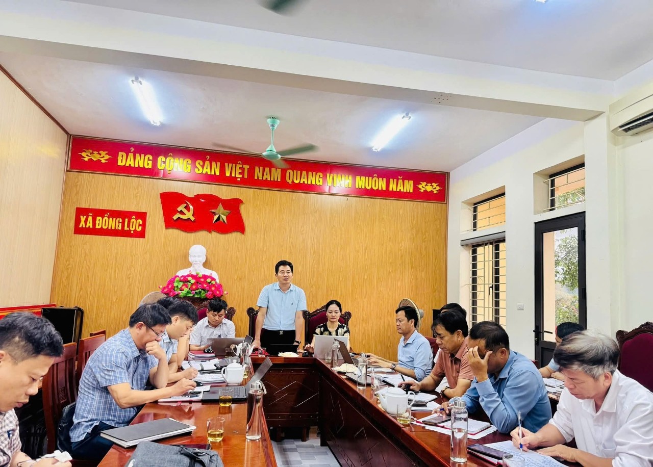 Ban Thường vụ, Ban Chấp hành Đảng uỷ xã Đồng Lộc họp đánh giá tình hình KTXH, công tác xây dựng Đảng quý III