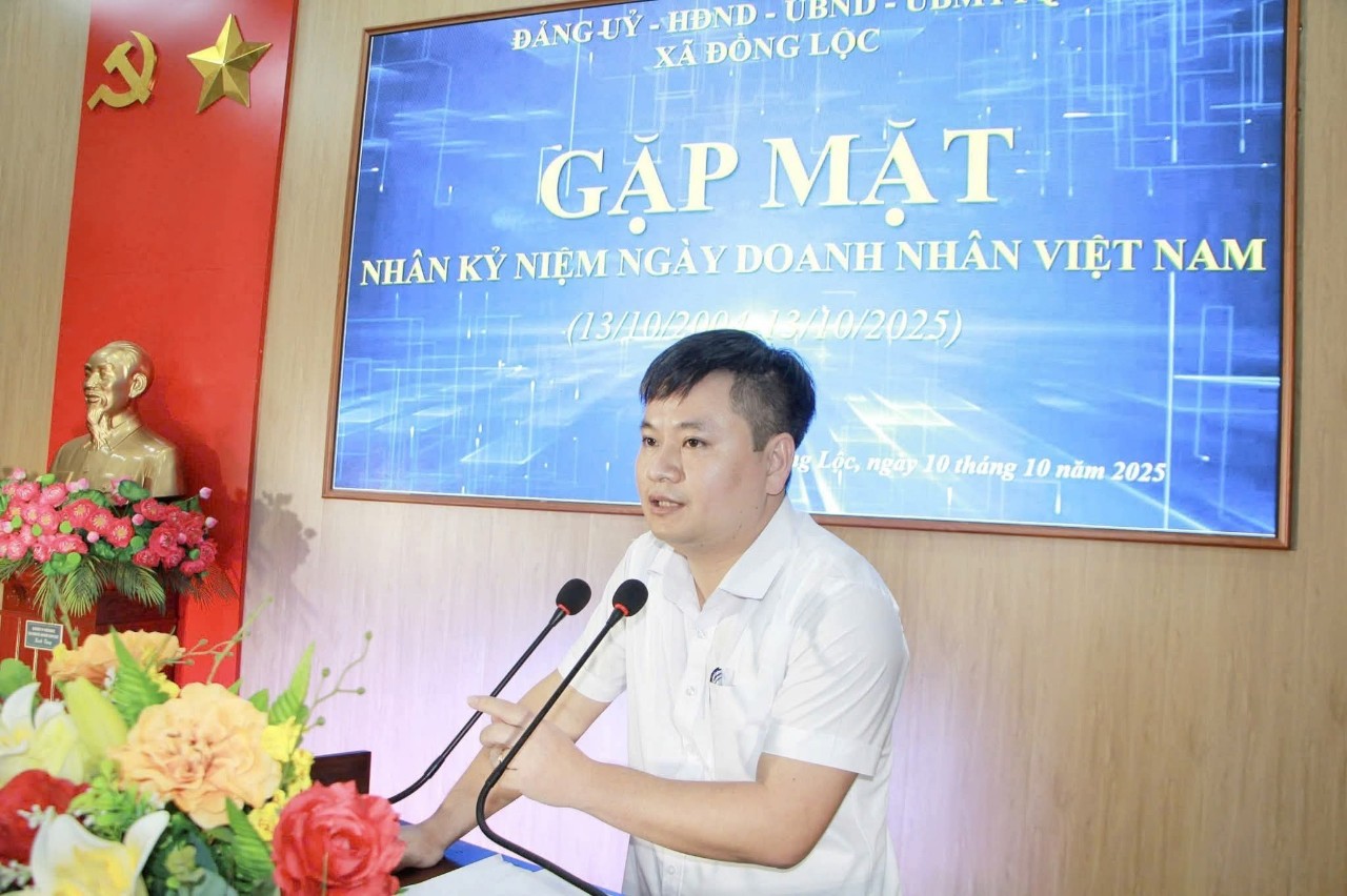 Xã Đồng Lộc gặp mặt nhân kỷ niệm ngày Doanh nhân Việt Nam