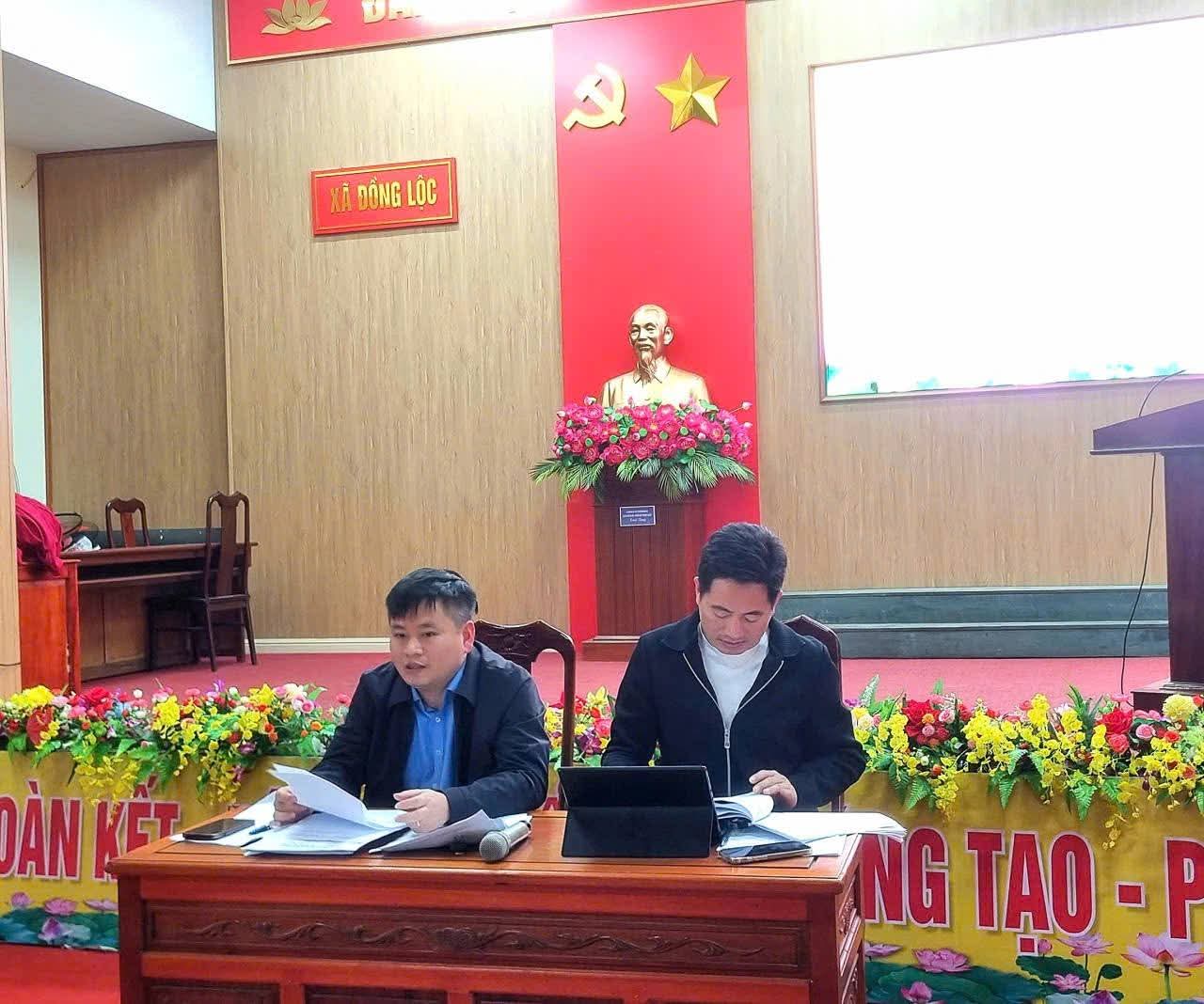 Đồng Lộc  tổ chức Hội nghị triển khai công tác bầu cử ĐBQH khóa XVI và đại biểu HĐND các cấp nhiệm kỳ 2026–2031