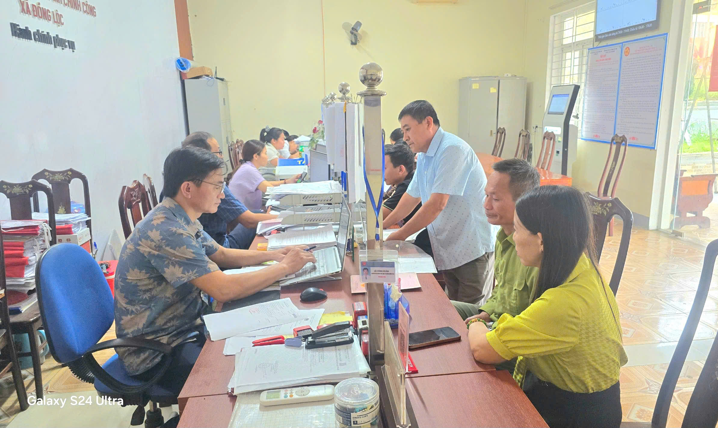 Tiếp tục triển khai “Ngày thứ 5 không giấy hẹn” tại Trung tâm Phục vụ Hành chính công xã Đồng Lộc