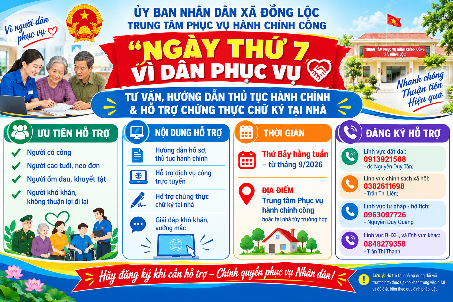 Ngày thứ 7 vì dân phục vụ