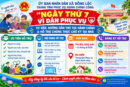 Ngày thứ 7 vì dân phục vụ